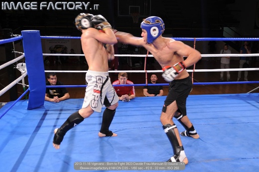 2013-11-16 Vigevano - Born to Fight 3923 Davide Frau-Marouan El Soussi - K1